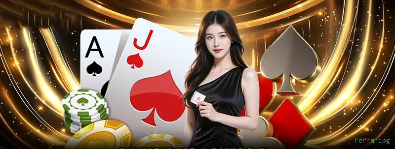 Imagem promocional do cassino online da ferraripg mostrando jogos ao vivo
