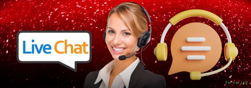 Imagem promocional do cassino online da ferraripg mostrando jogos ao vivo